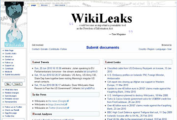 WikiLeaks:      